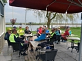 Roeivereniging Aengwirden, de Dragt en Wetterwille even voor een stop op het terras!!